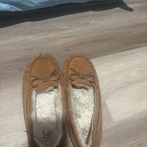 Brown slippers